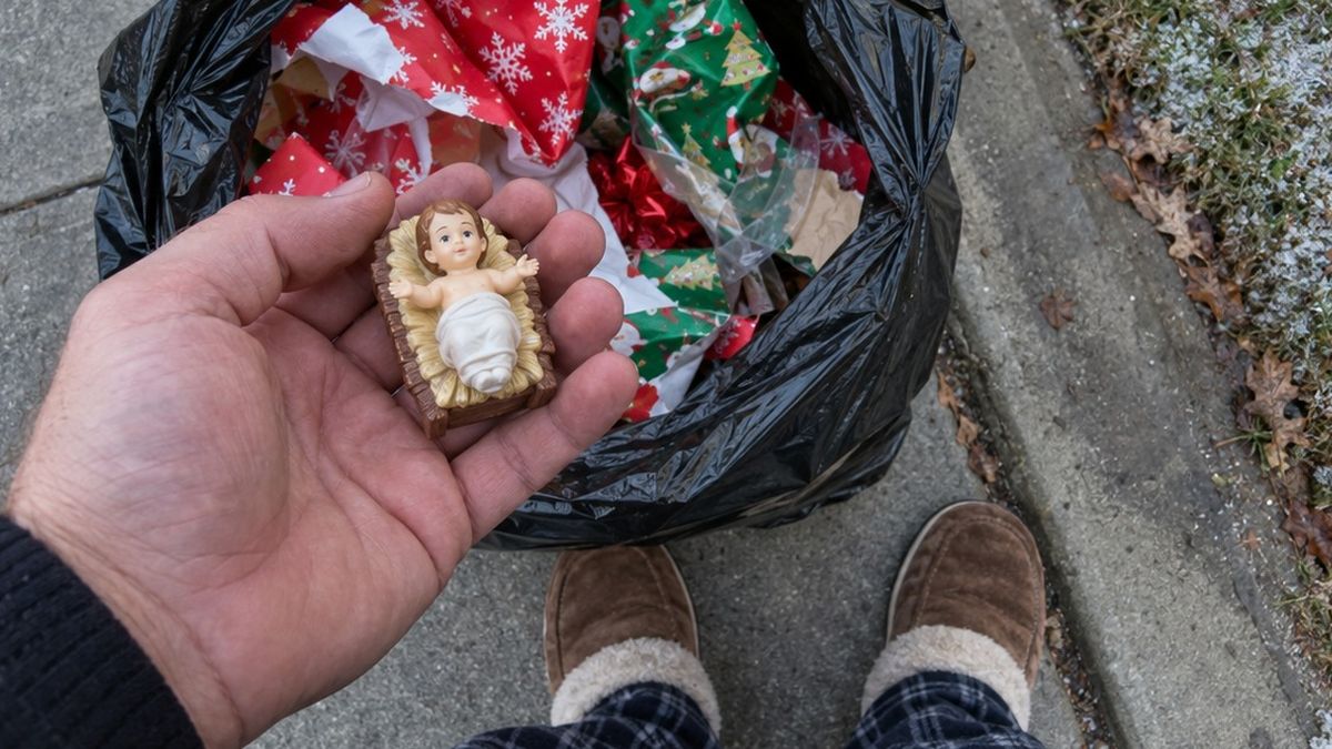 Story moment: My Husband Found Baby Jesus in the Wrapping-Paper Trash Bag